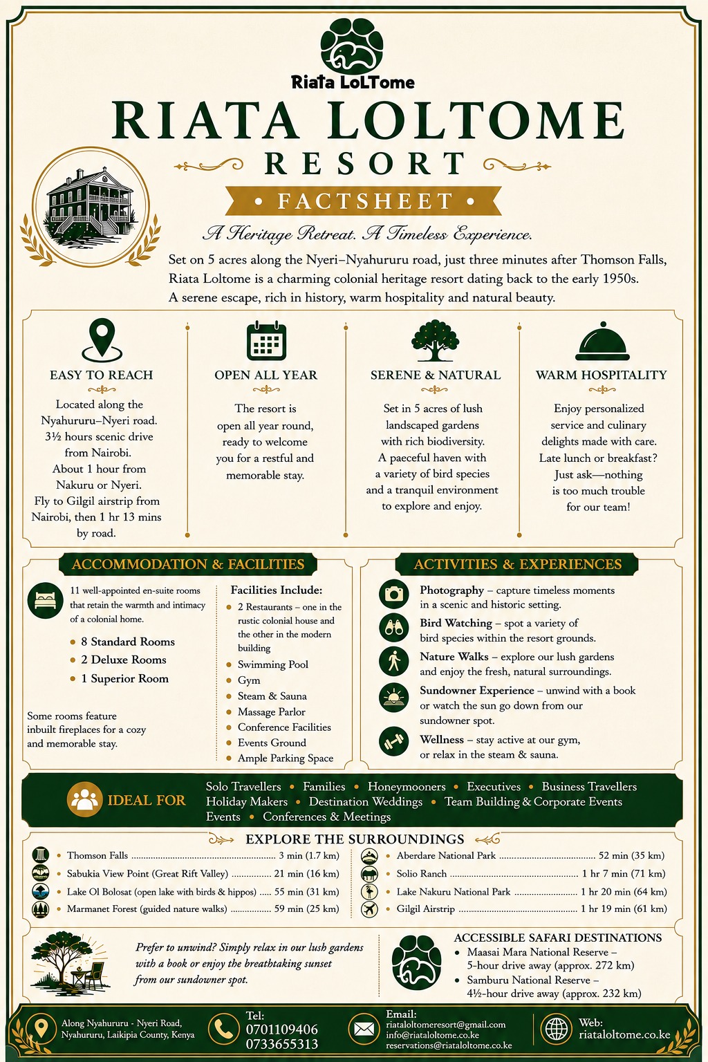 Resort Factsheet